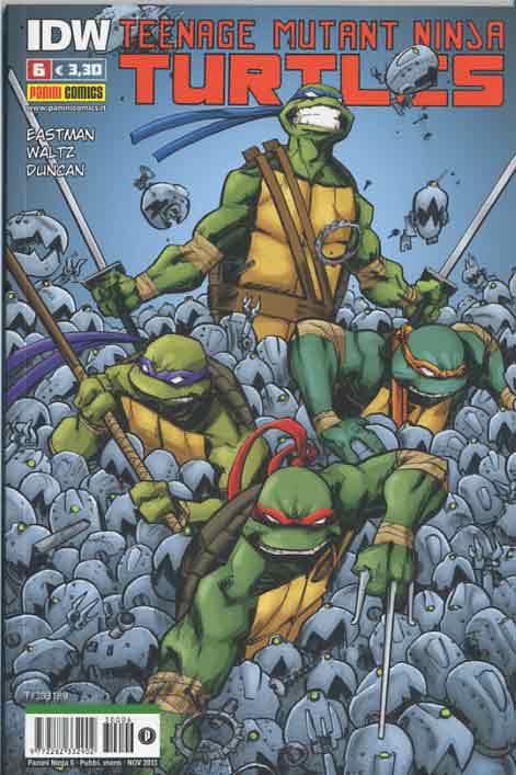 Teenage mutant Ninja Turtles 6-PANINI COMICS- nuvolosofumetti.