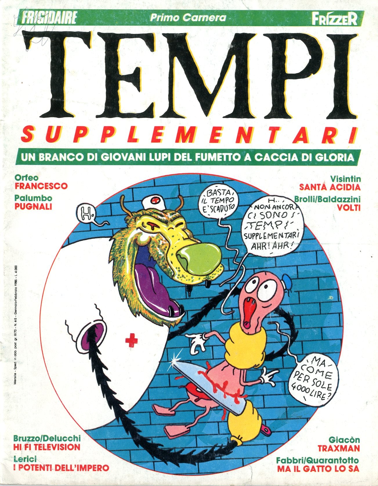 TEMPI SUPPLEMENTARI 4-PRIMO CARNERA- nuvolosofumetti.