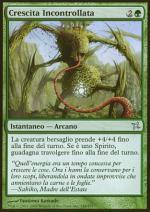 Crescita Incontrollata Traditori di Kamigawa 148-Wizard of the Coast- nuvolosofumetti.