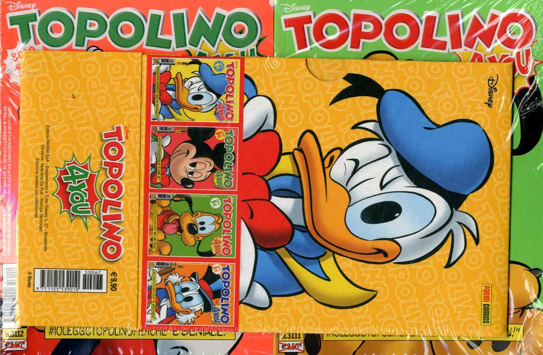TOPOLINO 4YOU cofanetto da collezione, PANINI COMICS, nuvolosofumetti,