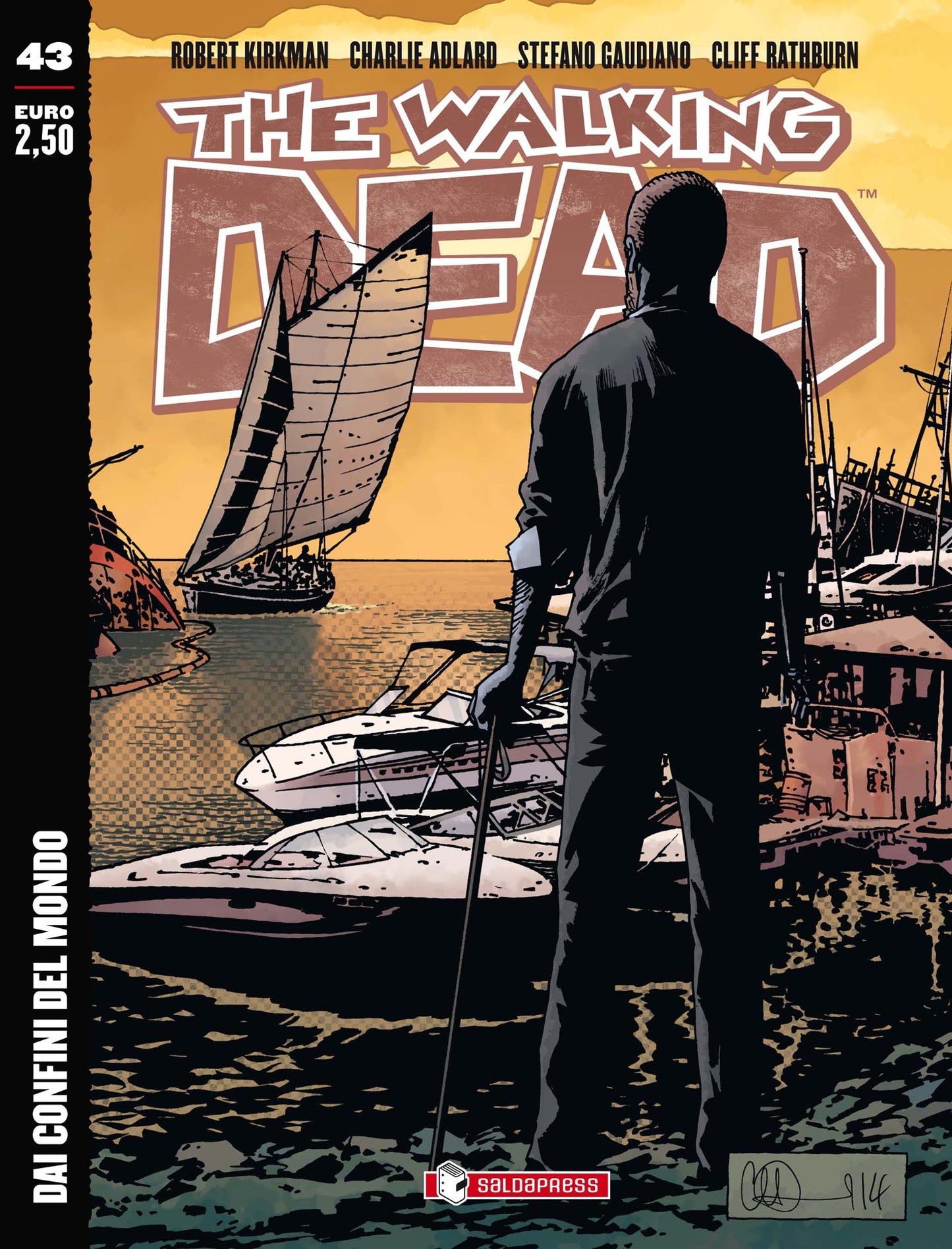 The Walking Dead edicola 43-SALDAPRESS- nuvolosofumetti.
