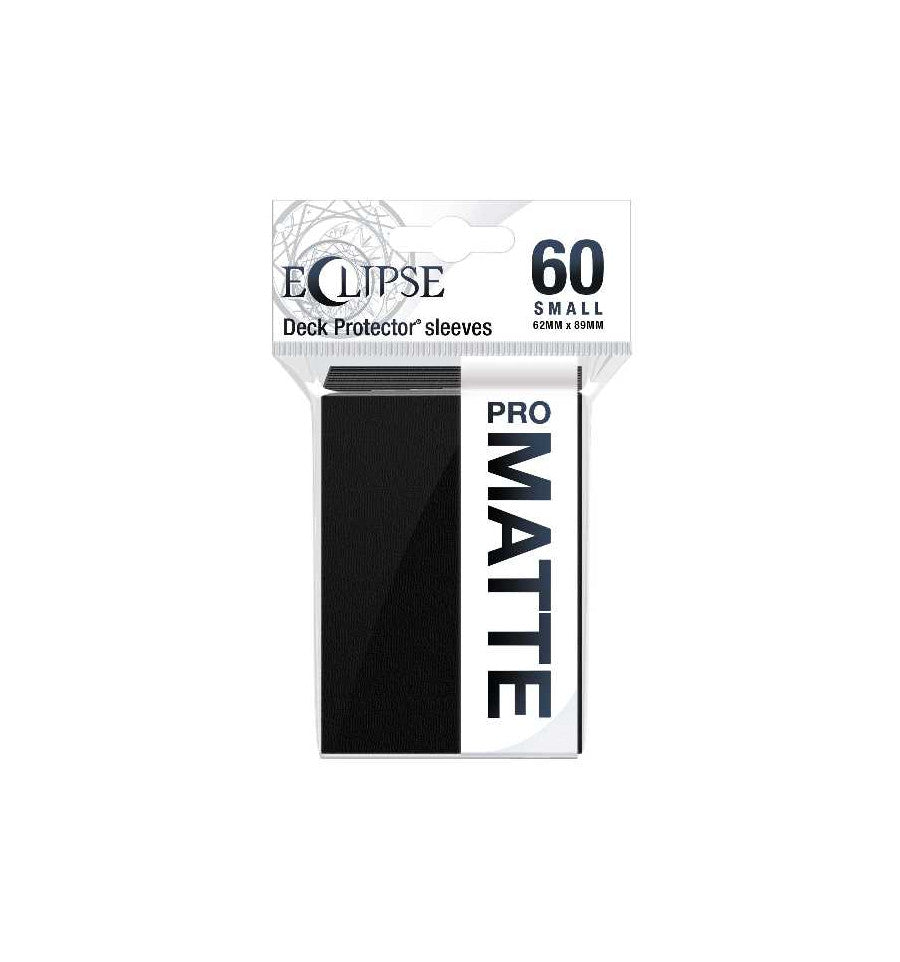SMALL SLEEVES - PRO-MATTE ECLIPSE - JET BLACK (60 SLEEVES)