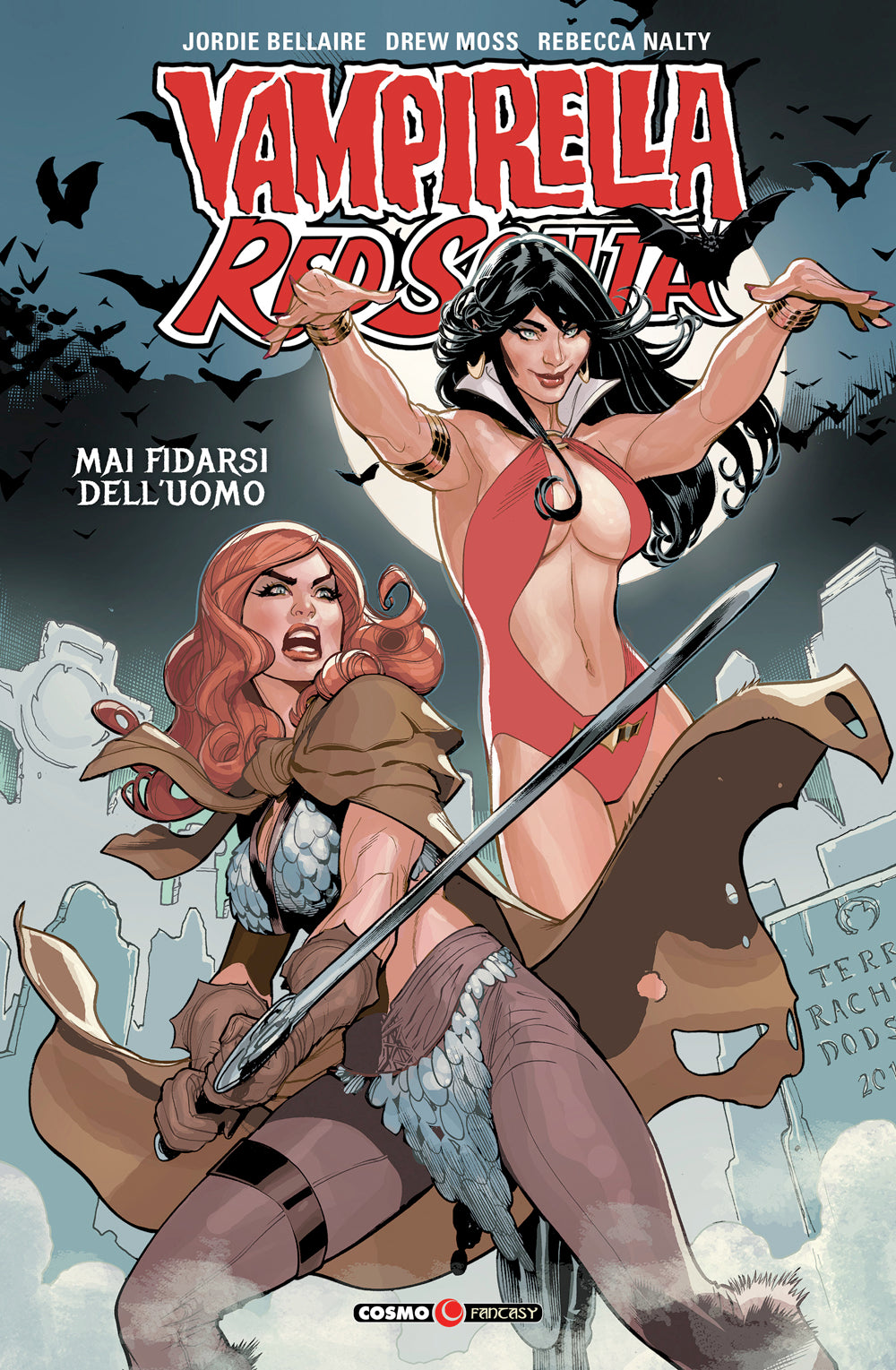RED SONJA VAMPIRELLA 1 MAI FIDARSI DELL`UOMO 1, EDITORIALE COSMO, nuvolosofumetti,