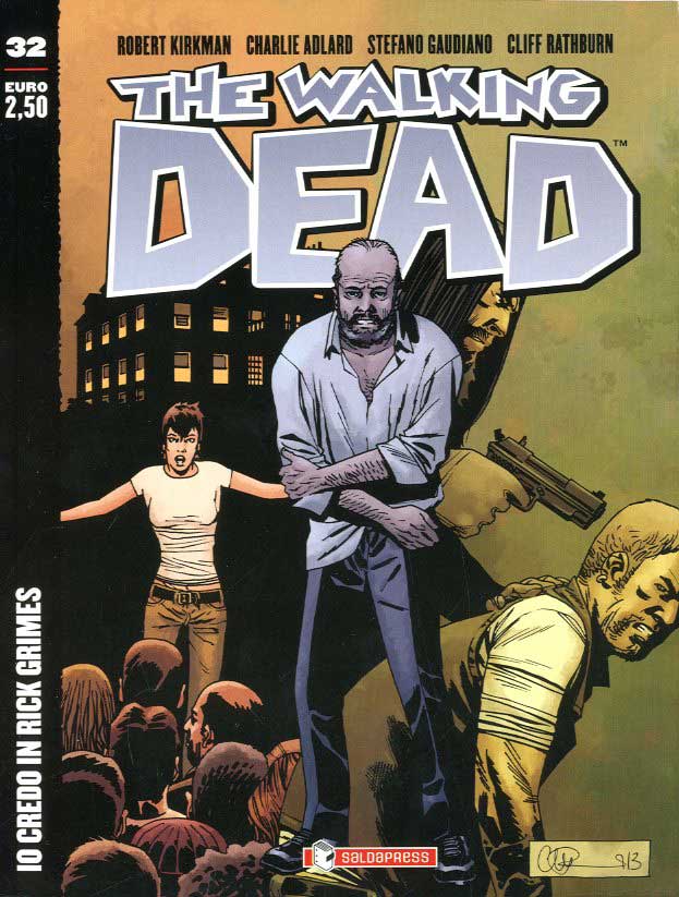 THE WALKING DEAD ed. economica 32 edizione variant-SALDAPRESS- nuvolosofumetti.