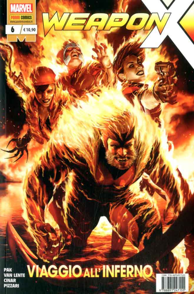 WEAPON X n. 6 6-PANINI COMICS- nuvolosofumetti.