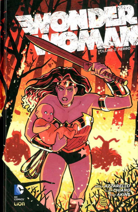 WONDER WOMAN # 3 tp FERRO cartonato-LION- nuvolosofumetti.