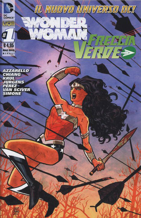 WONDER WOMAN serie 2012 1-LION- nuvolosofumetti.
