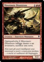 Minotauro Disastroso zendikar 145-Wizard of the Coast- nuvolosofumetti.
