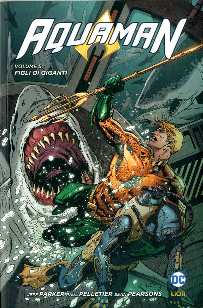 AQUAMAN Limited 5-LION- nuvolosofumetti.