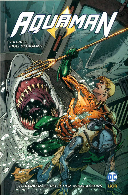 AQUAMAN Limited 5-LION- nuvolosofumetti.