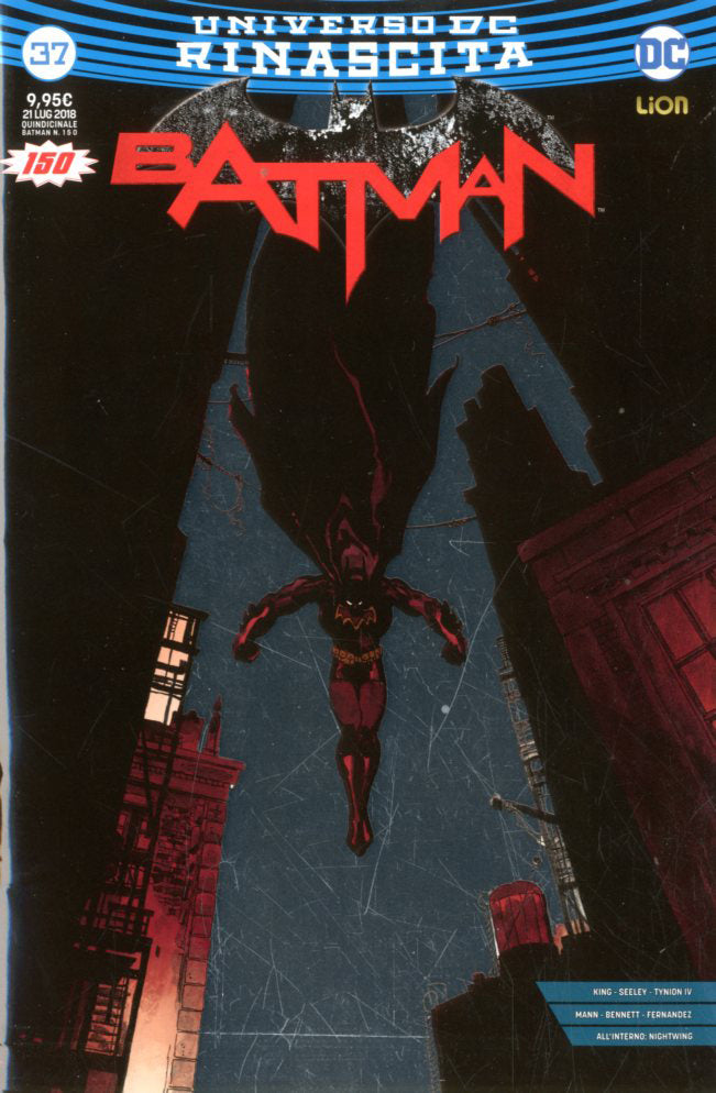 Batman rinascita Variant METALLIZZATA 37-LION- nuvolosofumetti.