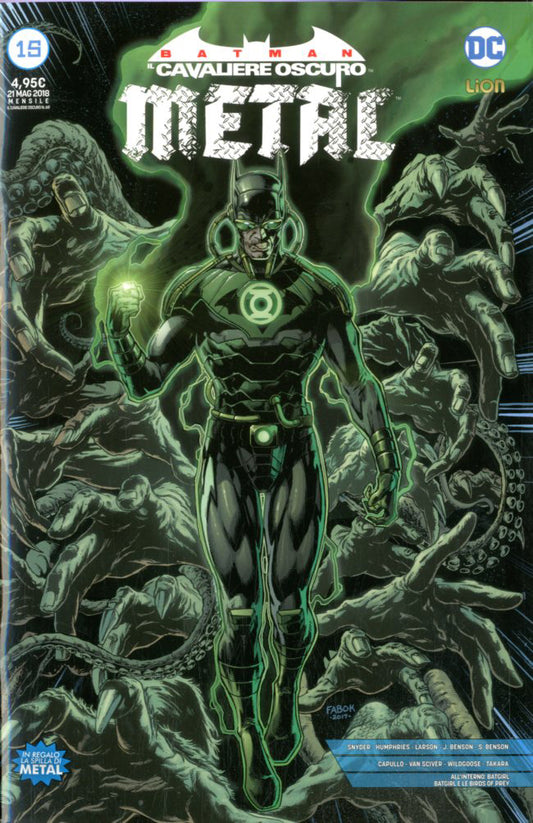 BATMAN CAVALIERE OSCURO 15 variant spilla-LION- nuvolosofumetti.
