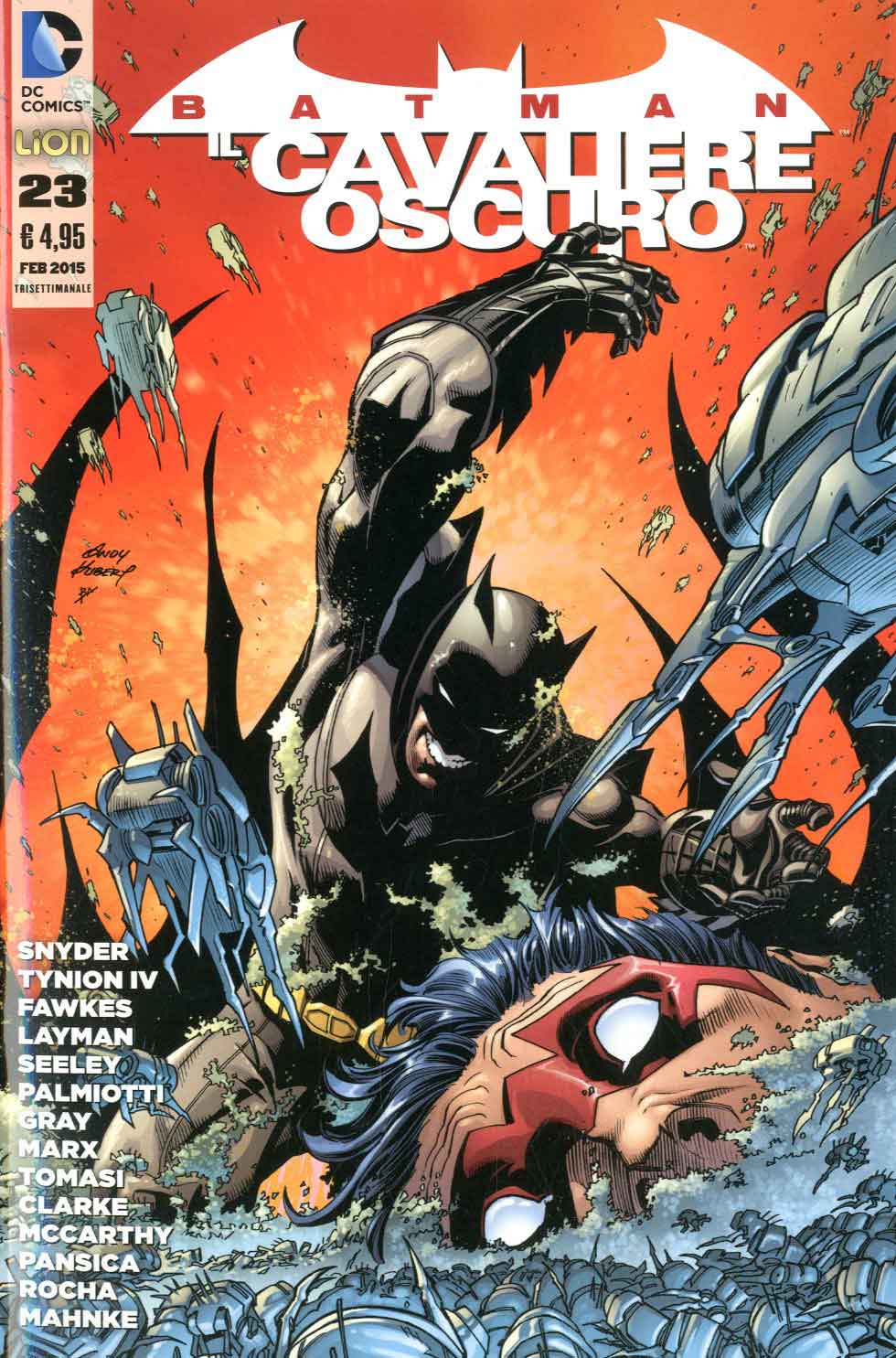 BATMAN IL CAVALIERE OSCURO serie new 52 23-LION- nuvolosofumetti.