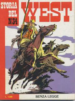 STORIA DEL WEST 34-SERGIO BONELLI EDITORE- nuvolosofumetti.