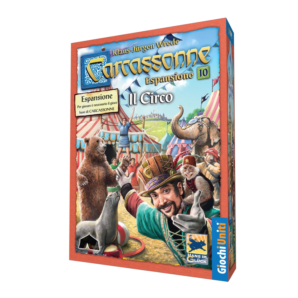 Carcassone il circo - 10 espansione-GIOCHI- nuvolosofumetti.