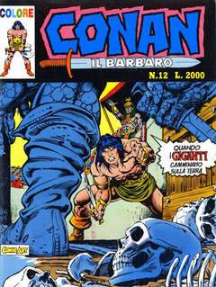 CONAN IL BARBARO COLORI 12-COMIC ART- nuvolosofumetti.