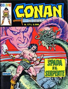 CONAN IL BARBARO COLORI 17-COMIC ART- nuvolosofumetti.