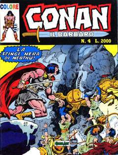 CONAN IL BARBARO COLORI 4-COMIC ART- nuvolosofumetti.