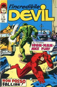 DEVIL 47-CORNO- nuvolosofumetti.