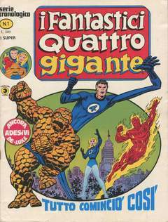 FANTASTICI QUATTRO GIGANTE 1-CORNO- nuvolosofumetti.