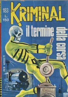KRIMINAL 183-CORNO- nuvolosofumetti.
