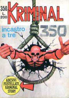 KRIMINAL 350-CORNO- nuvolosofumetti.