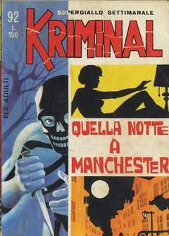 KRIMINAL 92-CORNO- nuvolosofumetti.