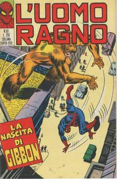 UOMO RAGNO PRIMA SERIE 111-CORNO- nuvolosofumetti.