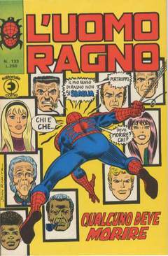 UOMO RAGNO PRIMA SERIE 133-CORNO- nuvolosofumetti.