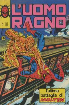 UOMO RAGNO PRIMA SERIE 157-CORNO- nuvolosofumetti.