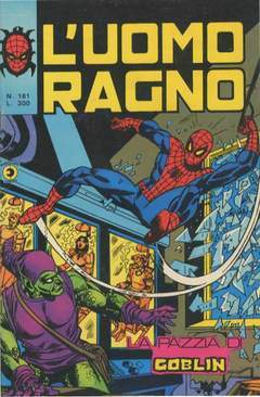 UOMO RAGNO PRIMA SERIE 161-CORNO- nuvolosofumetti.