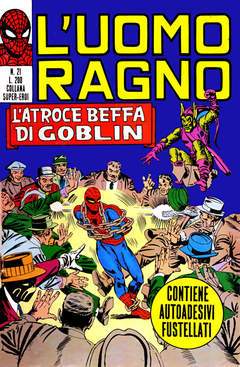 UOMO RAGNO PRIMA SERIE 21-CORNO- nuvolosofumetti.
