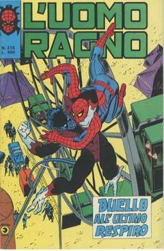 UOMO RAGNO PRIMA SERIE 215-CORNO- nuvolosofumetti.