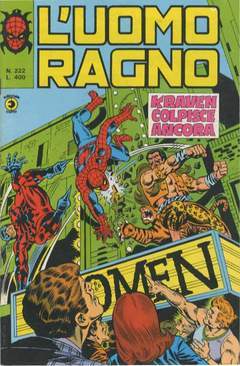 UOMO RAGNO PRIMA SERIE 222-CORNO- nuvolosofumetti.