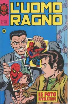 UOMO RAGNO PRIMA SERIE 236-CORNO- nuvolosofumetti.