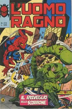 UOMO RAGNO PRIMA SERIE 272-CORNO- nuvolosofumetti.