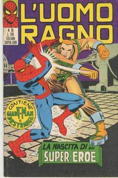 UOMO RAGNO PRIMA SERIE 35-CORNO- nuvolosofumetti.