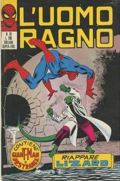 UOMO RAGNO PRIMA SERIE 38-CORNO- nuvolosofumetti.