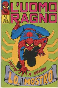 UOMO RAGNO PRIMA SERIE 59-CORNO- nuvolosofumetti.