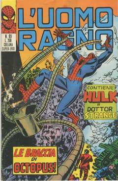 UOMO RAGNO PRIMA SERIE 89-CORNO- nuvolosofumetti.