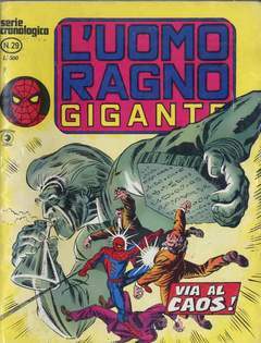 UOMO RAGNO GIGANTE 29-CORNO- nuvolosofumetti.