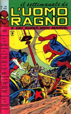 UOMO RAGNO SETTIMANALE 40-CORNO- nuvolosofumetti.