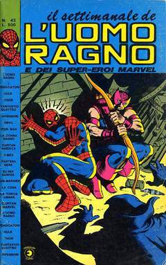UOMO RAGNO SETTIMANALE 43-CORNO- nuvolosofumetti.