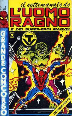 UOMO RAGNO SETTIMANALE 1-CORNO- nuvolosofumetti.