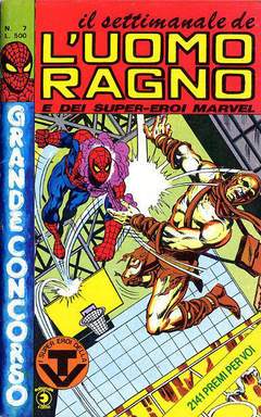 UOMO RAGNO SETTIMANALE 7-CORNO- nuvolosofumetti.