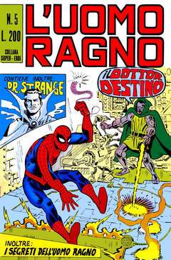 UOMO RAGNO PRIMA SERIE 5-CORNO- nuvolosofumetti.