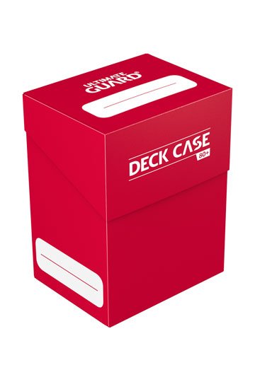 Deck Case 80+ Standard Size Red
Card Boxes Ultimate Guard