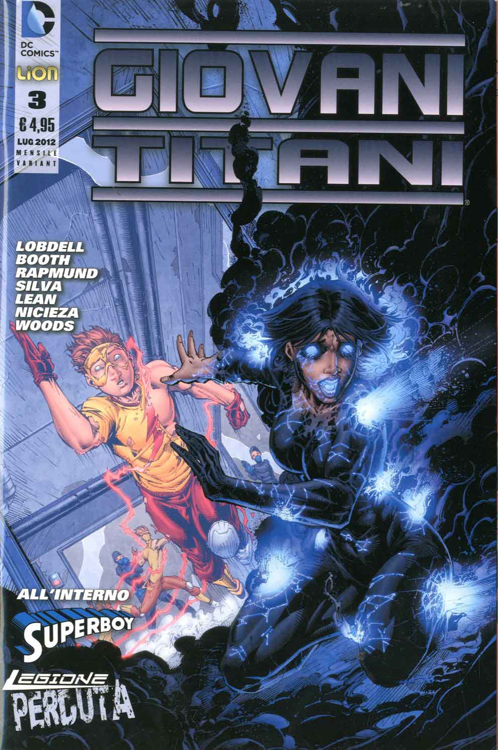 GIOVANI TITANI new 52 variant 3-LION- nuvolosofumetti.