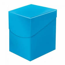 Porta Mazzo PRO 100+ Deck Box CELESTE-ULTRA PRO- nuvolosofumetti.
