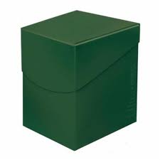 Porta Mazzo PRO 100+ Deck Box VERDE SCURO-ULTRA PRO- nuvolosofumetti.